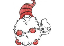 Stickdatei - Winter Gnom 6